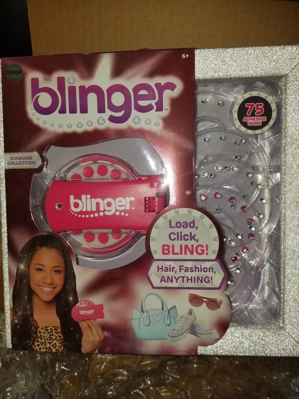 Blinger Diamond Collection Glam Styling Tool - Load, Click, Bling! Hair,  Fashion, Anything! 